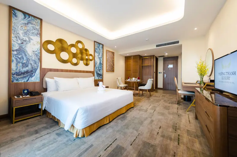 Căn Studio King giường lớn ở Mường Thanh Luxury Hạ Long Centre II