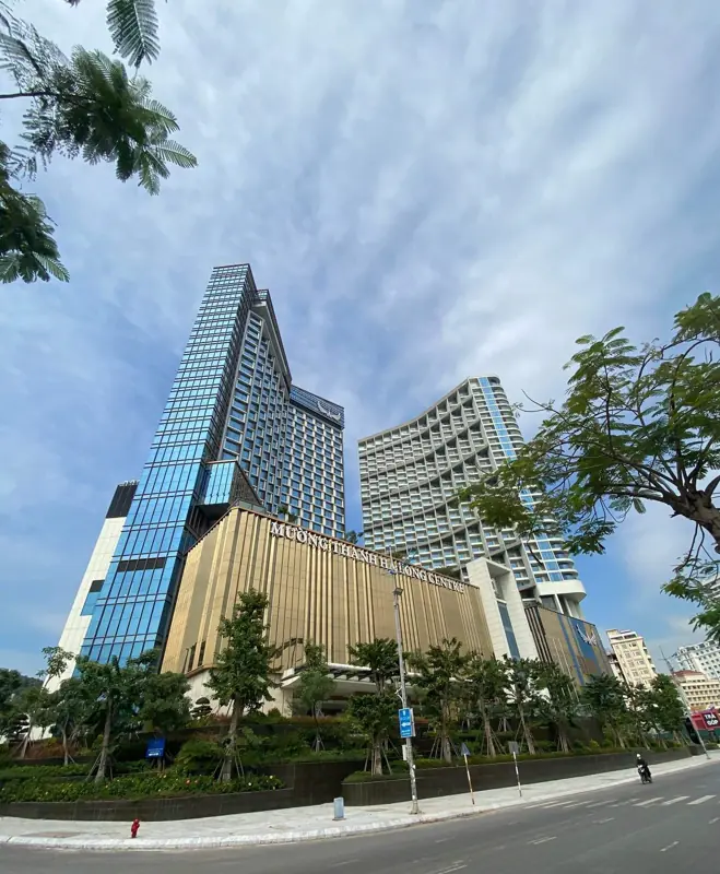 Mặt tiền Mường Thanh Luxury Hạ Long Centre (tòa A) ở Bãi Cháy